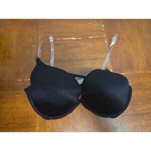 Victoria's Secret Bra Very Sexy Push-Up 36D Padded Clear Straps